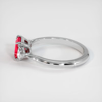 1.22 Ct. Ruby Ring, Platinum 950 4