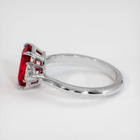 2.01 Ct. Ruby Ring, Platinum 950 4