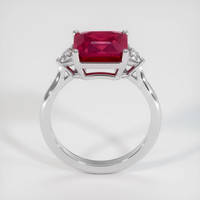 4.21 Ct. Ruby Ring, Platinum 950 3