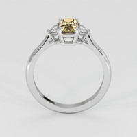 1.40 Ct. Peach Sapphire Ring, Platinum 950 3