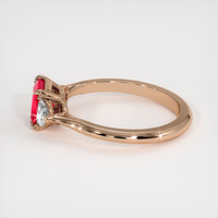 1.22 Ct. Ruby Ring, 14K Rose Gold 4