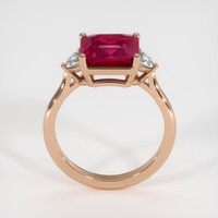 4.21 Ct. Ruby Ring, 14K Rose Gold 3