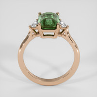 3.55 Ct. Green Sapphire Ring, 14K Rose Gold 3