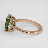 3.55 Ct. Green Sapphire Ring, 14K Rose Gold 4