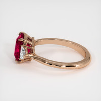 2.31 Ct. Ruby Ring, 18K Rose Gold 4