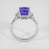 3.78 Ct. Violetish Blue Tanzanite Ring, 10K White Gold 3