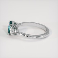 1.49 Ct. Bi Color Sapphire Ring, 10K White Gold 4