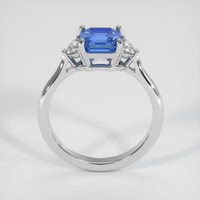 1.64 Ct. Blue Sapphire Ring, 10K White Gold 3