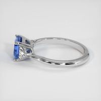 1.64 Ct. Blue Sapphire Ring, 10K White Gold 4