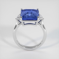 8.14 Ct. Blue Sapphire Ring, 14K White Gold 3