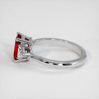 1.48 Ct. Ruby Ring, 14K White Gold 4