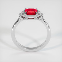 1.22 Ct. Ruby Ring, 14K White Gold 3