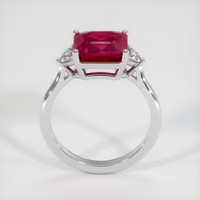 4.21 Ct. Ruby Ring, 14K White Gold 3