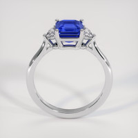 2.12 Ct. Blue Sapphire Ring, 14K White Gold 3