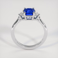 1.83 Ct. Blue Sapphire Ring, 14K White Gold 3