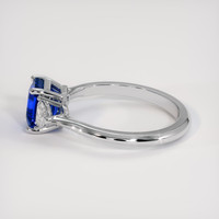 1.83 Ct. Blue Sapphire Ring, 14K White Gold 4