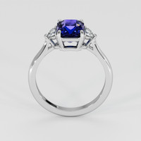 2.32 Ct. Blue Sapphire Ring, 14K White Gold 3