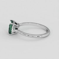 2.12 Ct. Green Sapphire Ring, 14K White Gold 4