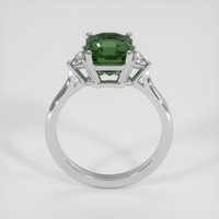 3.66 Ct. Green Sapphire Ring, 14K White Gold 3