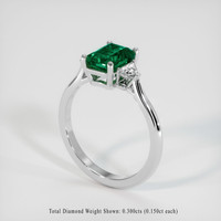 1.91 Ct. Emerald Ring, 18K White Gold 2