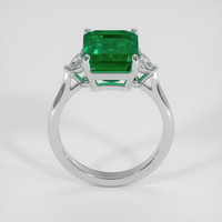 5.06 Ct. Emerald Ring, 18K White Gold 3