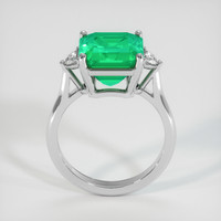 4.73 Ct. Emerald Ring, 18K White Gold 3