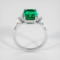 2.91 Ct. Emerald Ring, 18K White Gold 3