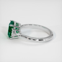 1.90 Ct. Emerald Ring, 18K White Gold 4