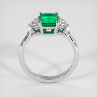 1.19 Ct. Emerald Ring, 18K White Gold 3