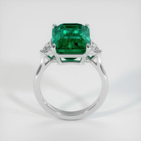 7.99 Ct. Emerald Ring, 18K White Gold 3