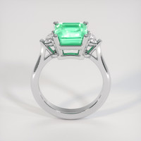 2.20 Ct. Emerald Ring, 18K White Gold 3