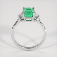 2.12 Ct. Emerald Ring, 18K White Gold 3