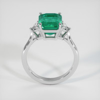 4.74 Ct. Emerald Ring, 18K White Gold 3