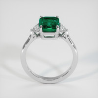 3.37 Ct. Emerald Ring, 18K White Gold 3