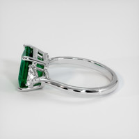 1.90 Ct. Emerald Ring, 18K White Gold 4