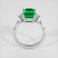 2.58 Ct. Emerald Ring, 18K White Gold 3