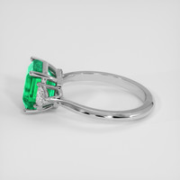 3.01 Ct. Emerald Ring, 18K White Gold 4