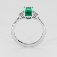 2.35 Ct. Emerald Ring, 18K White Gold 3