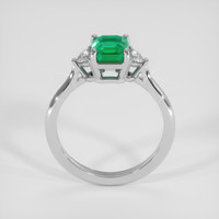 1.30 Ct. Emerald Ring, 18K White Gold 3
