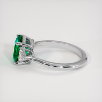 1.81 Ct. Emerald Ring, 18K White Gold 4