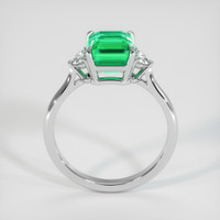 2.55 Ct. Emerald Ring, 18K White Gold 3