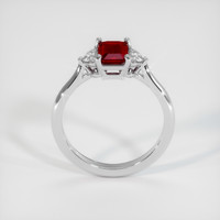 1.04 Ct. Ruby Ring, 18K White Gold 3