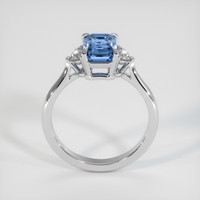 2.32 Ct. Bi Color Sapphire Ring, 18K White Gold 3
