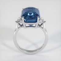 15.09 Ct. Sapphire Ring, 18K White Gold 3