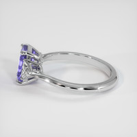 1.40 Ct. Bi Color Sapphire Ring, 18K White Gold 4