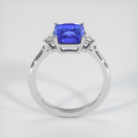 3.59 Ct. Blue Sapphire Ring, 18K White Gold 3