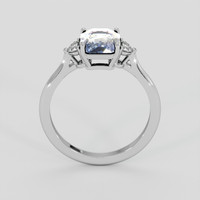 3.07 Ct. Bi Color Sapphire Ring, 18K White Gold 3