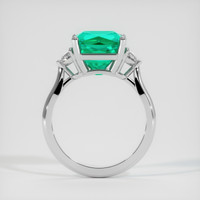 4.21 Ct. Emerald Ring, 18K White Gold 3