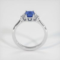 0.93 Ct. Sapphire Ring, 18K White Gold 3