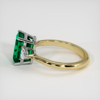 2.90 Ct. Emerald Ring, 18K White & Yellow 4